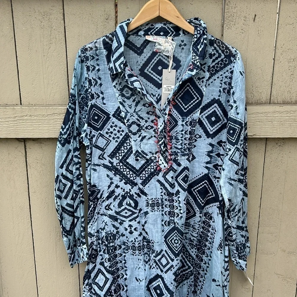 Dolma Cotton Cover Up Dress New With Tags Bohemian Beach Hippie Cottagec… - Picture 2 of 8